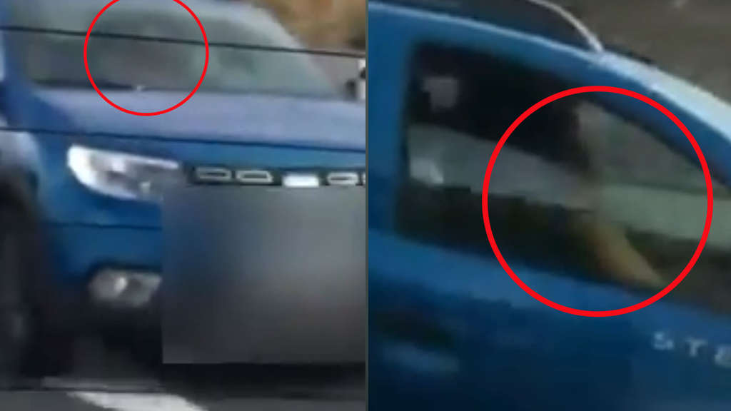 Paar treibt es hemmungslos im fahrenden Auto: Polizei sucht mit diesem Beweisvideo